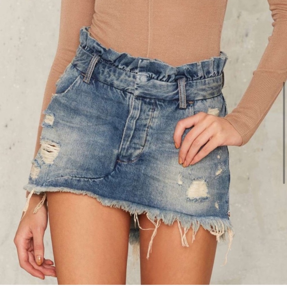 One X Teaspoon Mini Skirt New With Tags Size 28